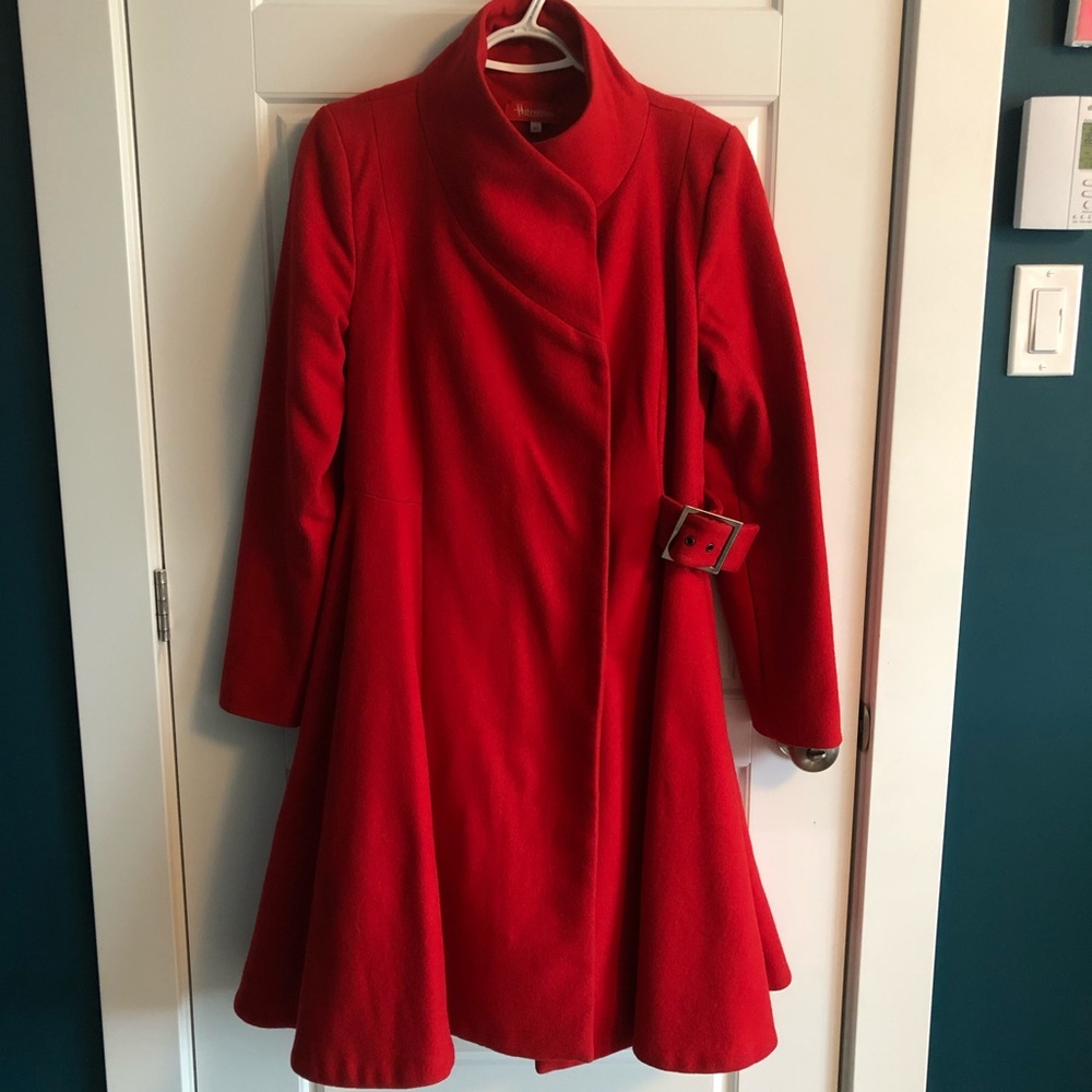 Wool Swing Coat from Heroines Paris